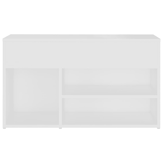 Seim Wooden Shoe Storage Bench With 2 Shelves In White_4