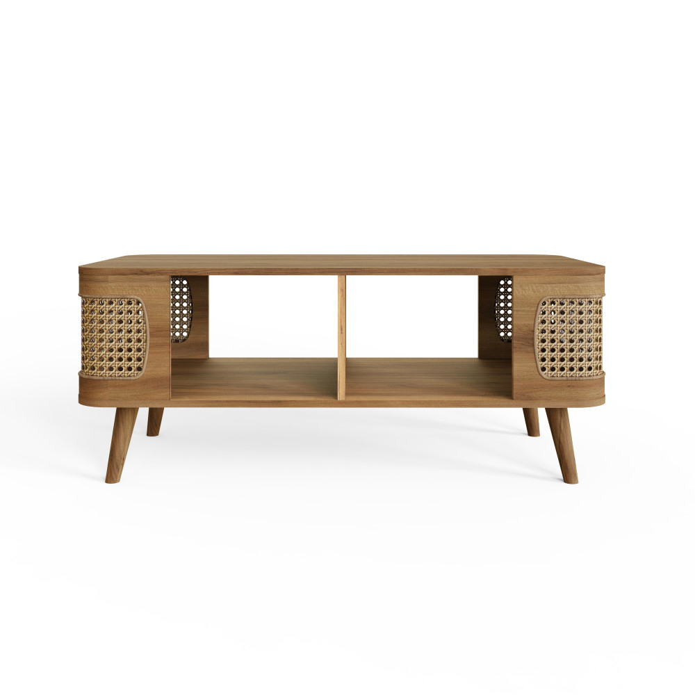 Selbourne Rattan Coffee Table in Oak