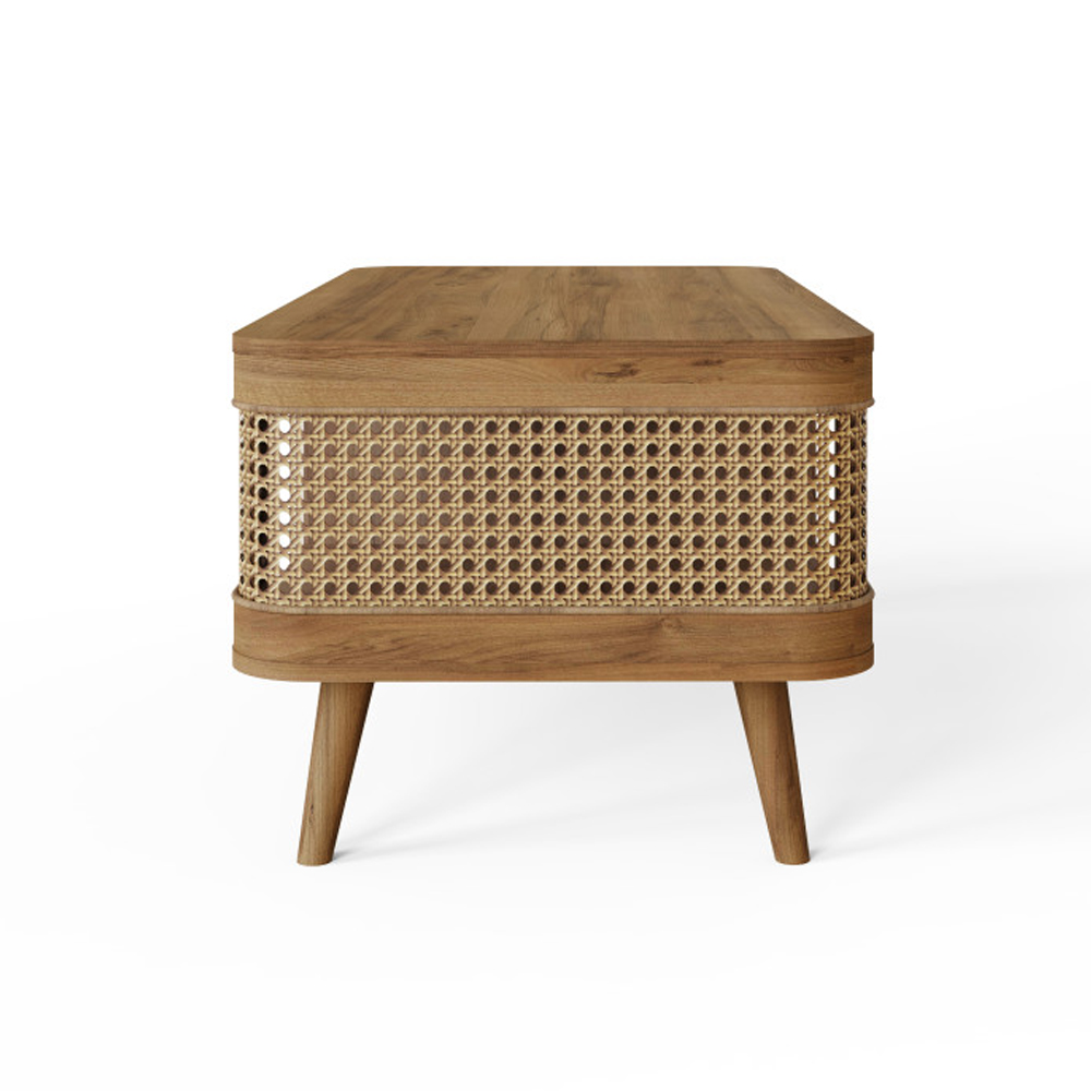 Selbourne Rattan Coffee Table in Oak