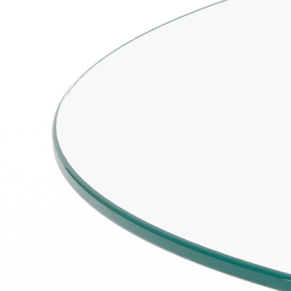 Selbyville Glass Round Coffee Table - Clear