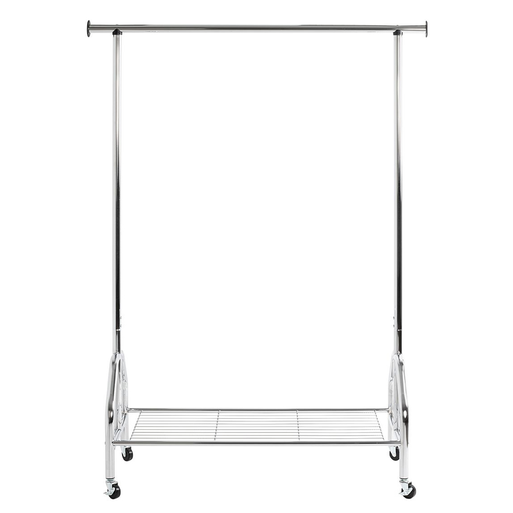 Selbyville Tubular Steel Coat Stand In Chrome