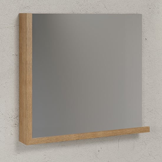Product photograph of Selia Hallway Wall Mirror In Coast Evoke Oak from Furniture in Fashion