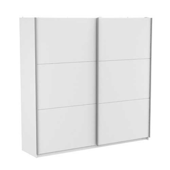 Selsey Sliding Wardrobe Extra Large In Matt White With 2 Doors