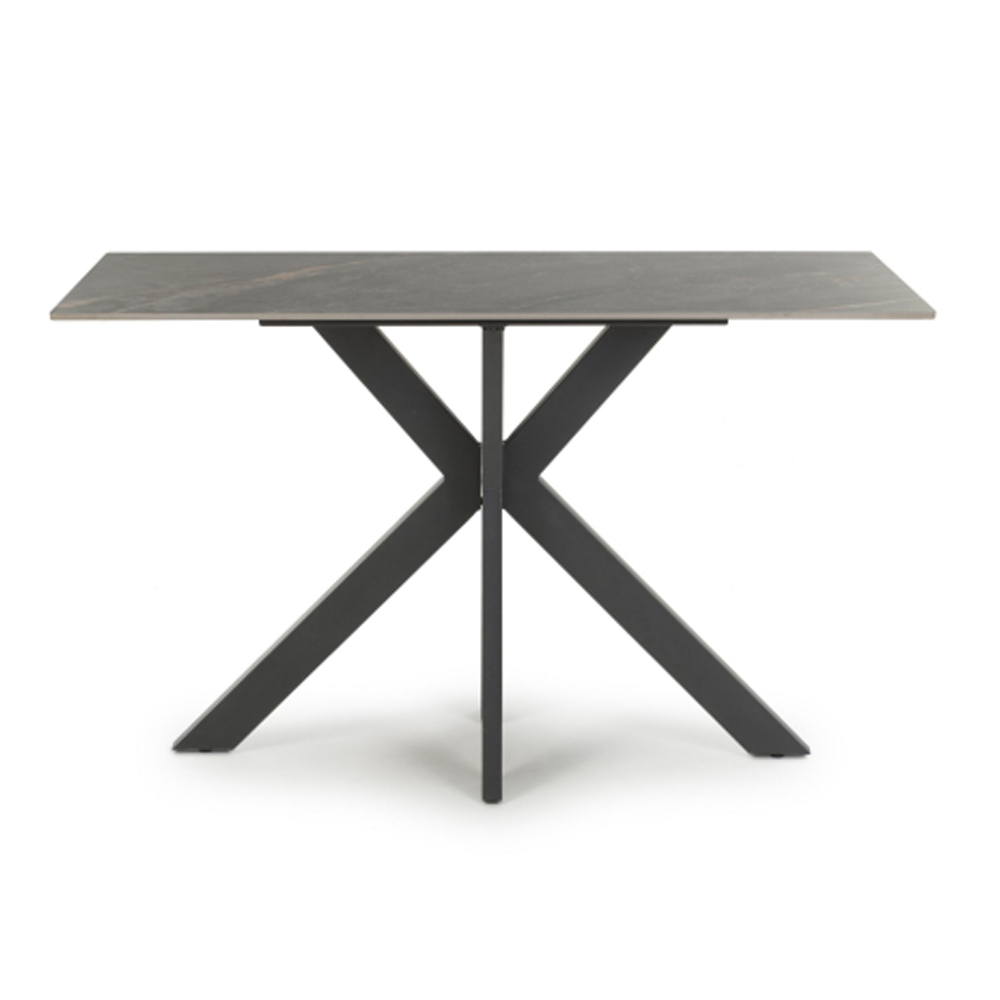 Sendai Ceramic Console Table in Grey