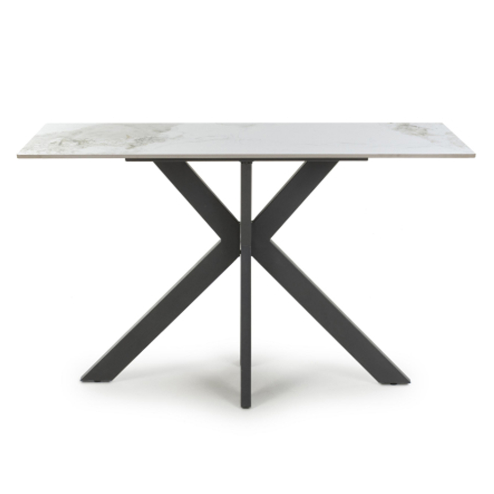 Sendai Ceramic Console Table in White