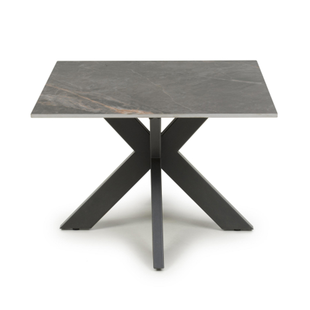 Sendai Ceramic End Table in Grey