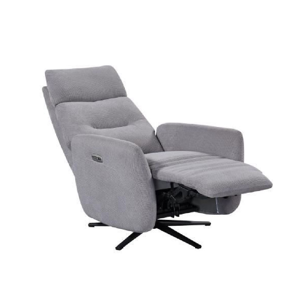 Seneca Fabric Recliner Chair In Pewter