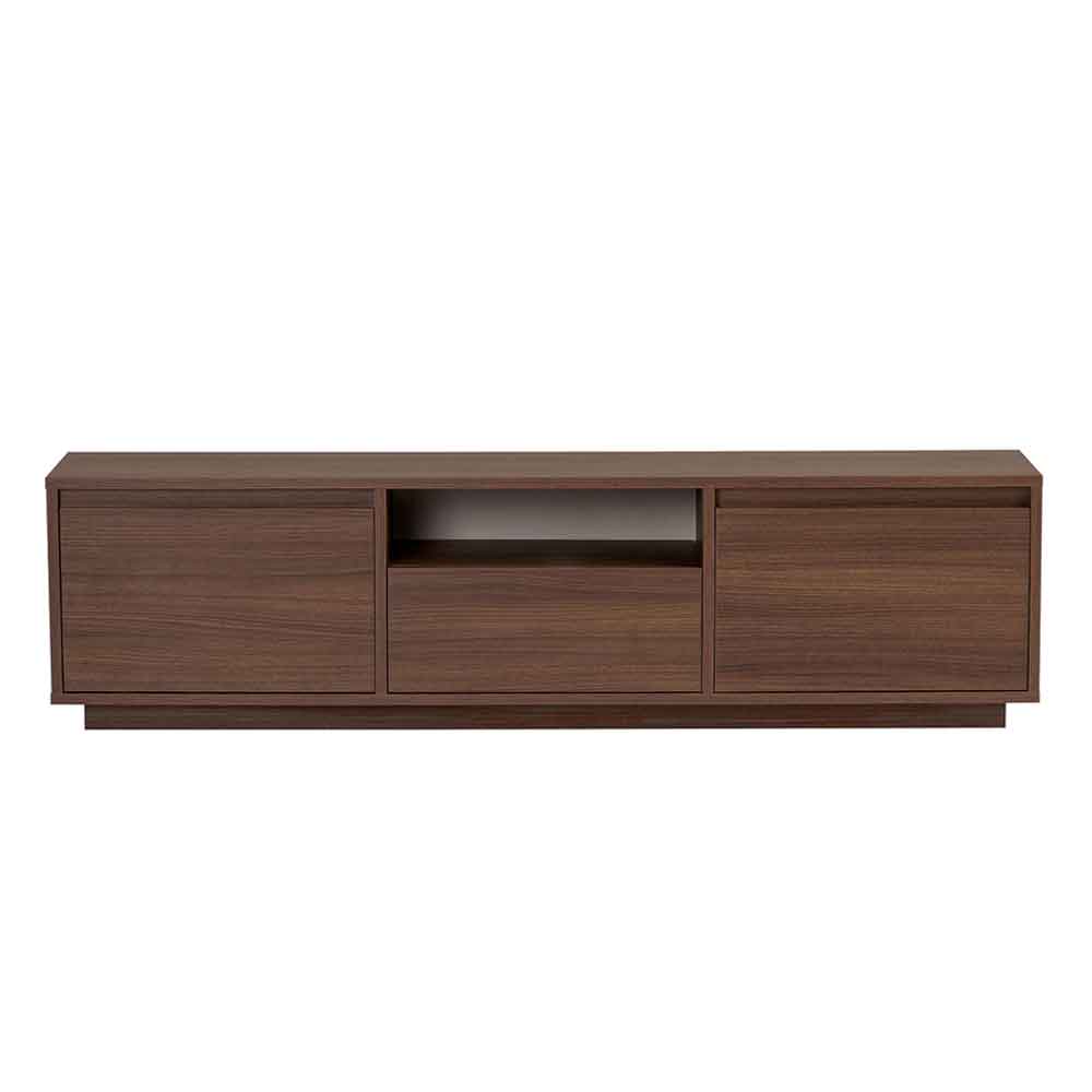 Sentinel Wooden TV Stand with 3 Doors in Milano Walnut