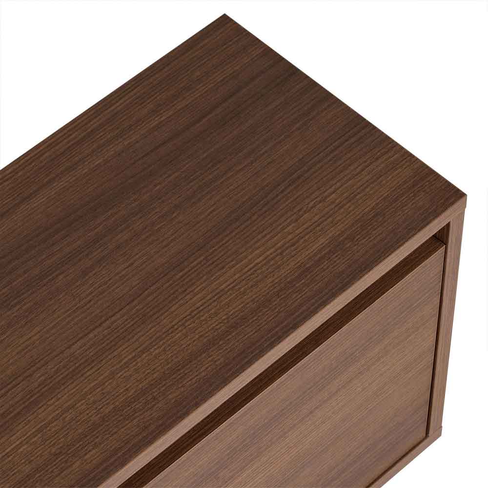 Sentinel Wooden TV Stand with 3 Doors in Milano Walnut