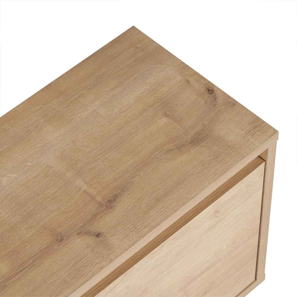 Sentinel Wooden TV Stand with 3 Doors in Sapphire Oak