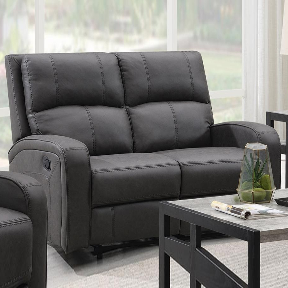 Seoul Fabric Recliner Sofa Suite In Grey