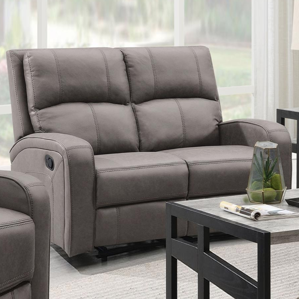 Seoul Fabric Recliner Sofa Suite In Taupe