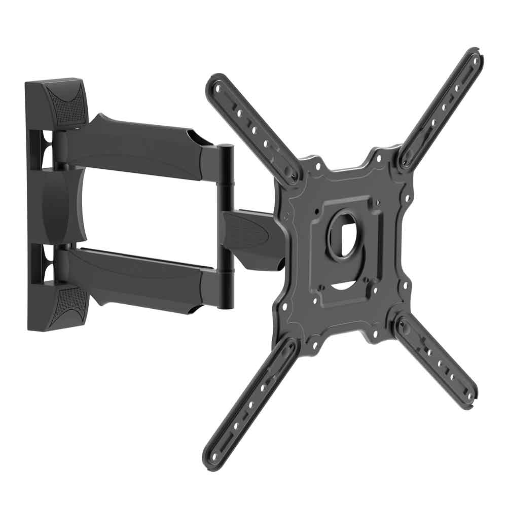 Seranova 55" Metal Swivel Wall TV Bracket in Black