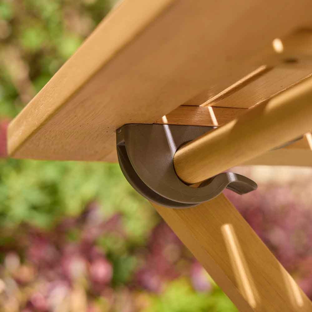Cultivate Square Folding Side Table in Natural