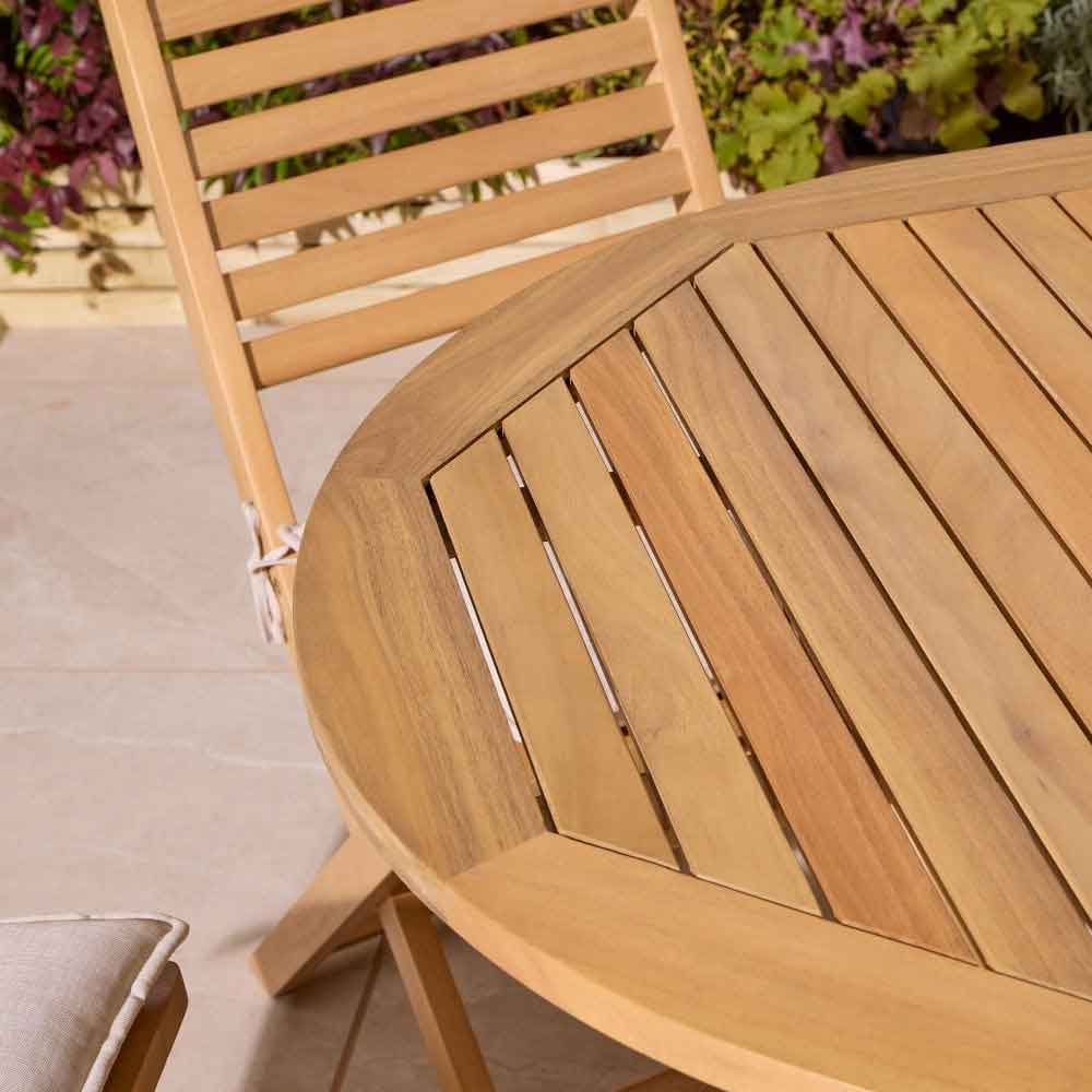 Serenity Wooden Oval Dining Table with 8 Chairs and Cushions in Natural