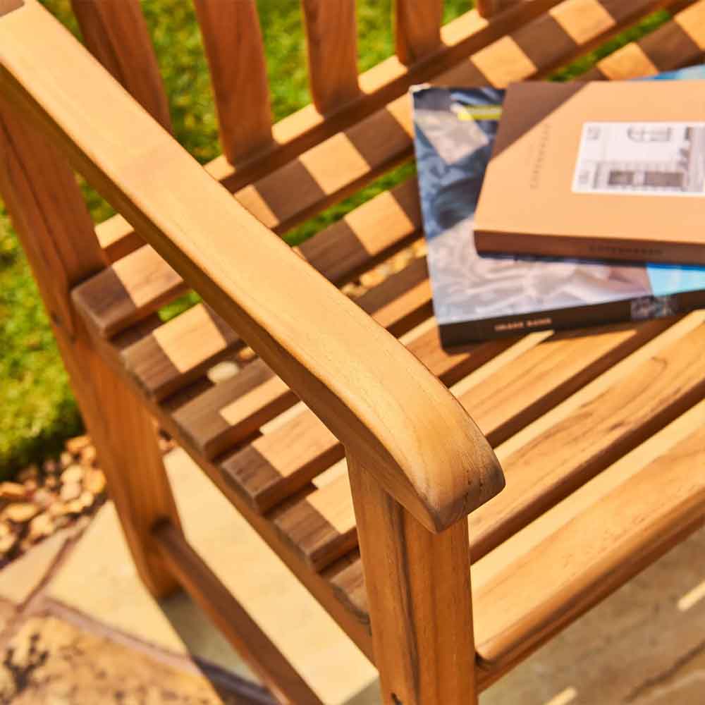 Sereno Outdoor Wooden Seating Bench 5Ft in Natural