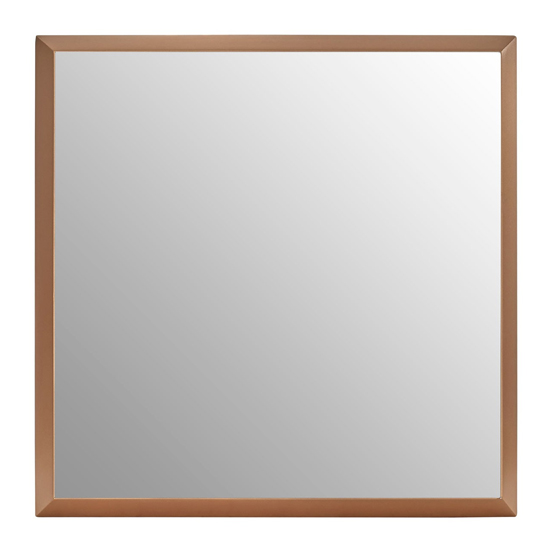 Photo of Serrota small square wall mirror in gold