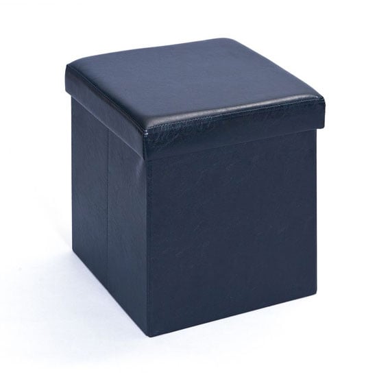 Setti Fabric Small Foldable Storage Box In Black