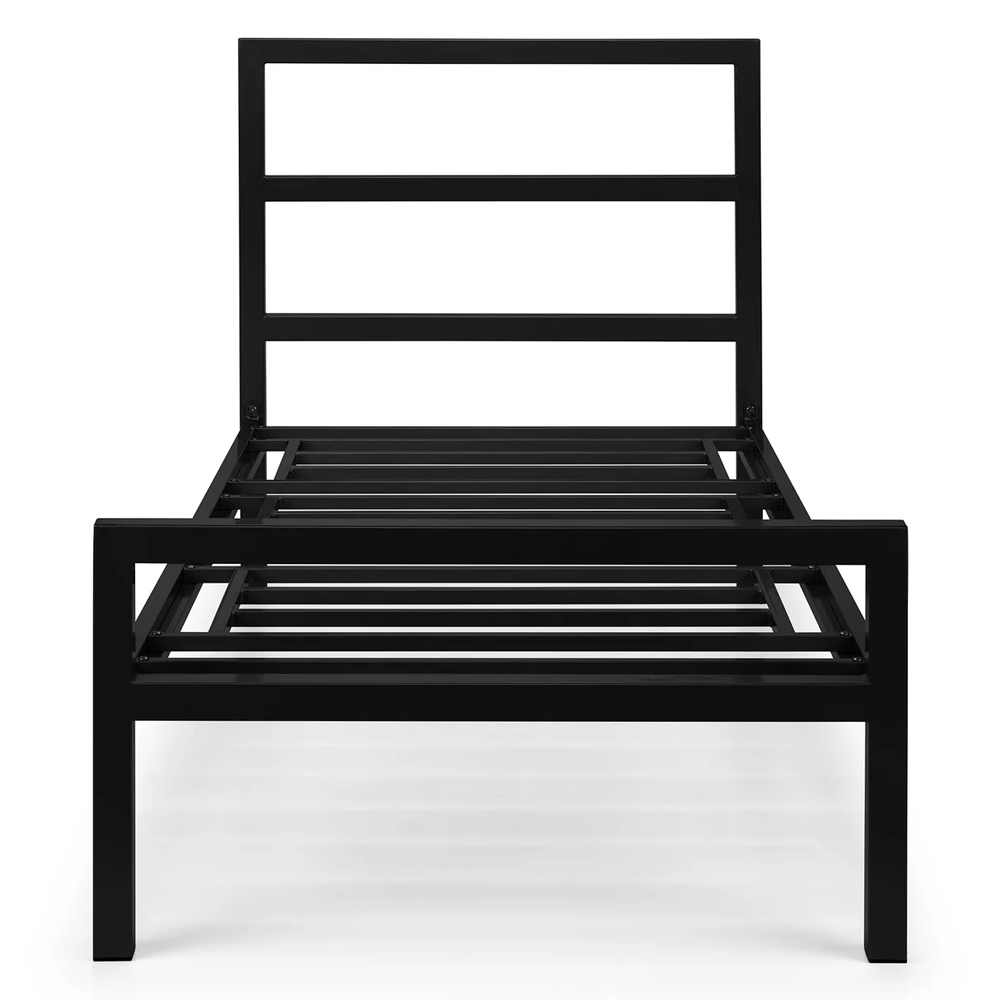 Sevilla Metal Single Bed - Black