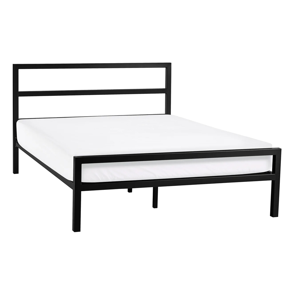 Sevilla Metal Small Double Bed - Black