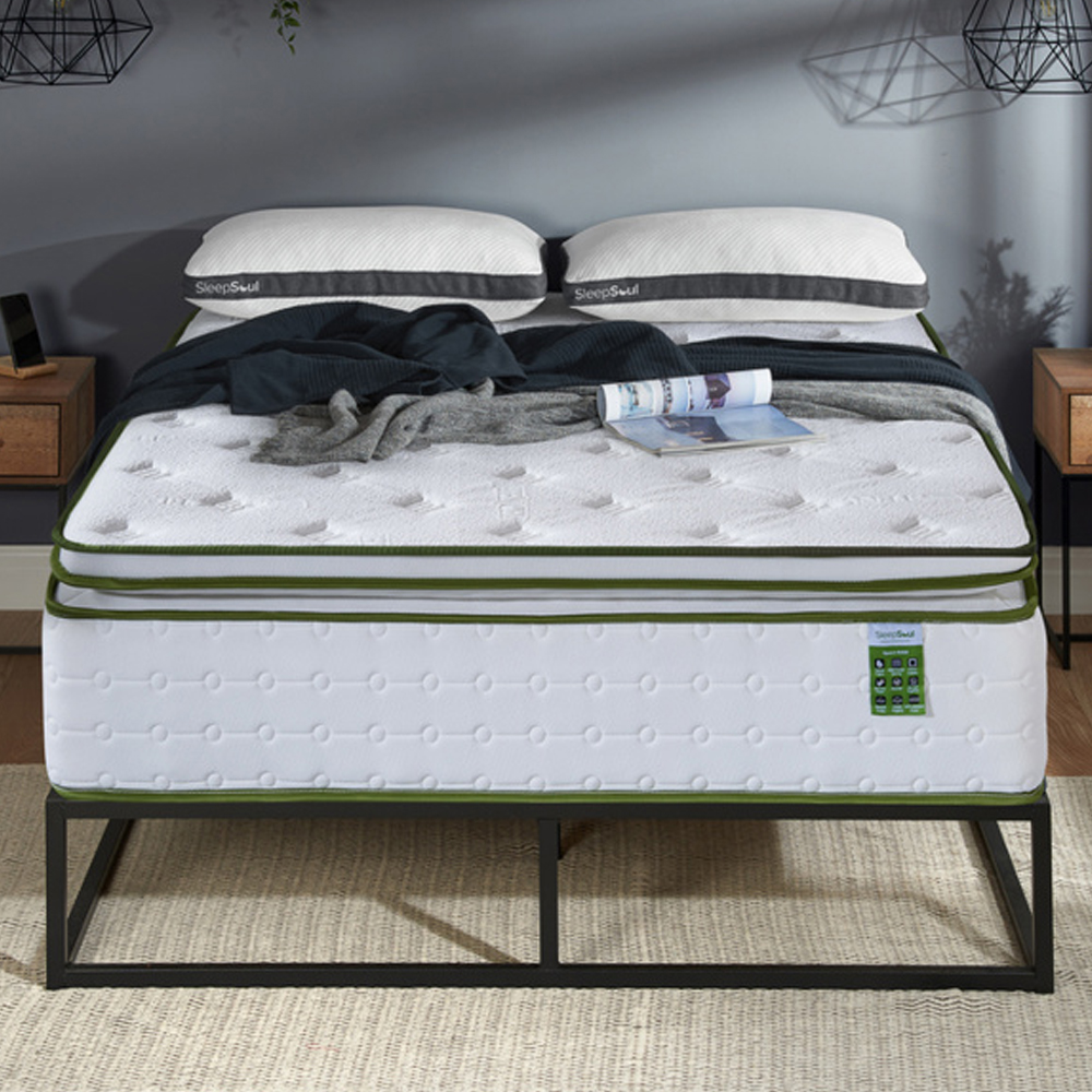 Seymour Fabric 4000 Pocket Super King Size Mattress In White