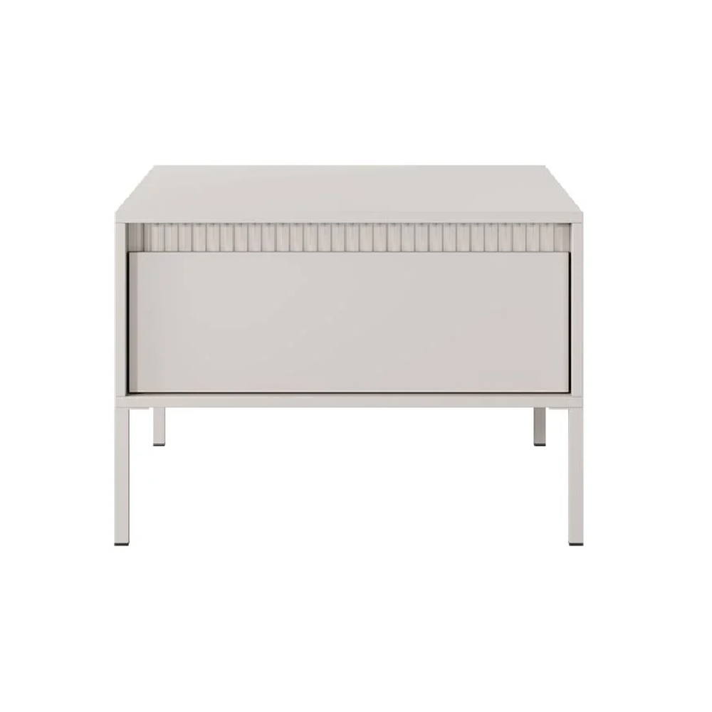 Shawnee Wooden Coffee Table With 1 Drawer In Beige