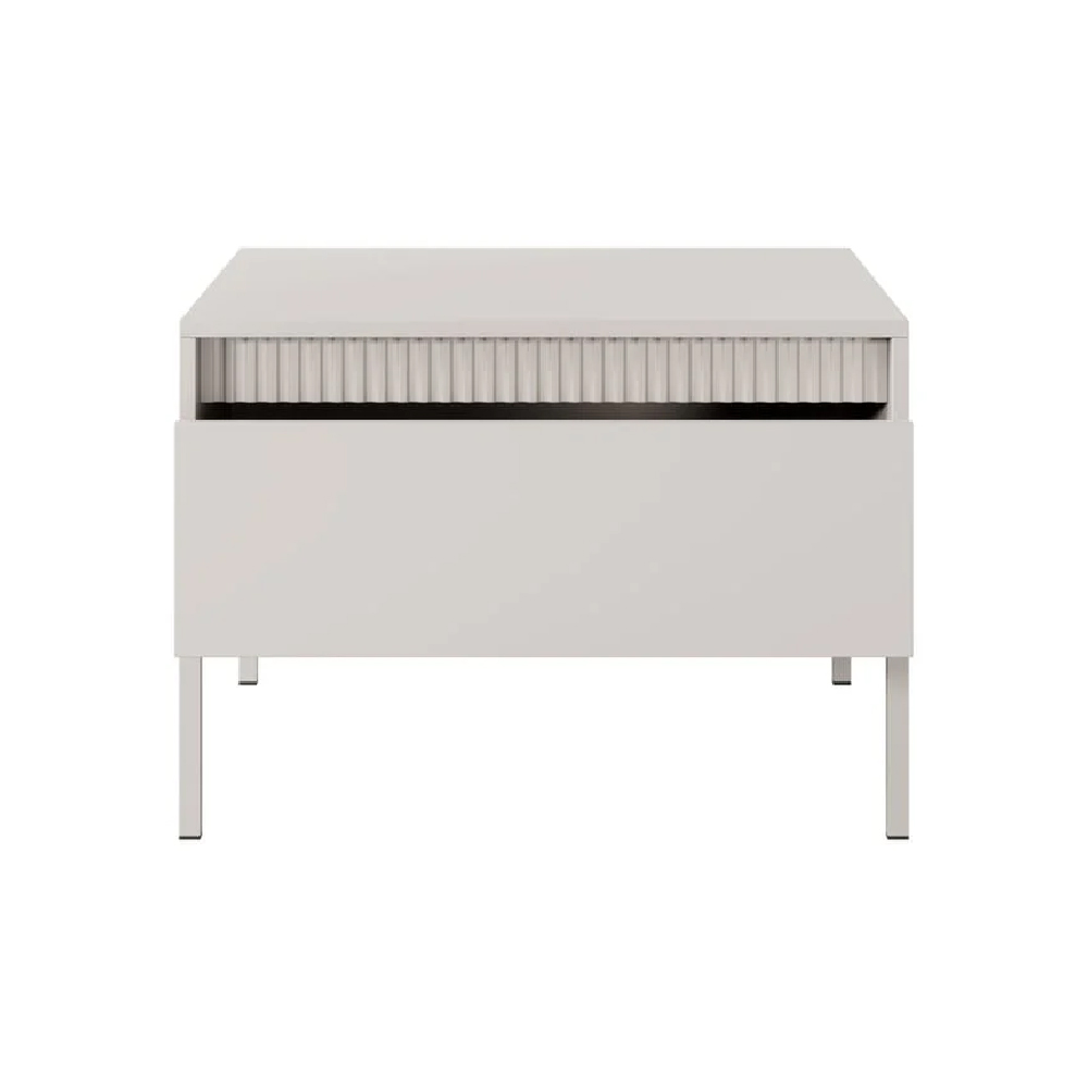 Shawnee Wooden Coffee Table With 1 Drawer In Beige