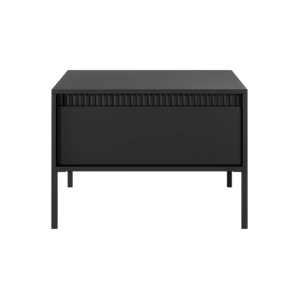 Shawnee Wooden Coffee Table With 1 Drawer In Black