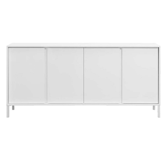 Read more about Sheffield high gloss 4 doors sideboard in white