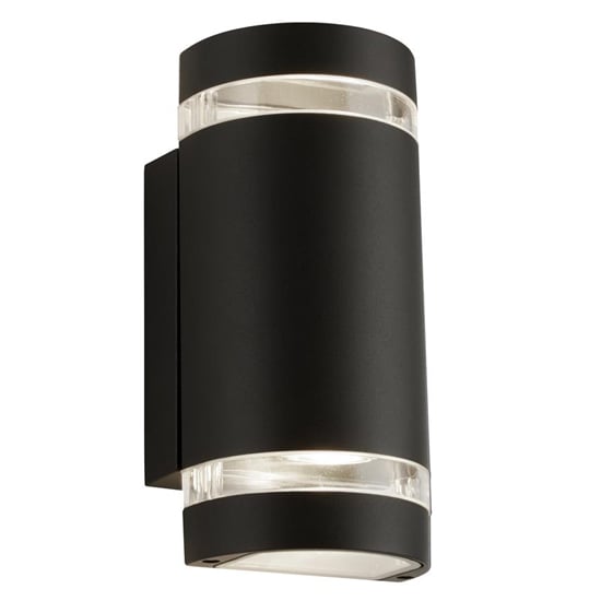 Sheffield LED Outdoor 2 Lights Wall Light In Black