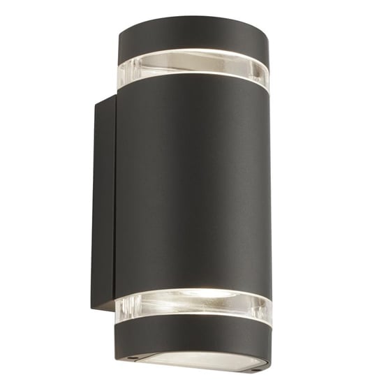 Photo of Sheffield led outdoor 2 lights wall light in grey