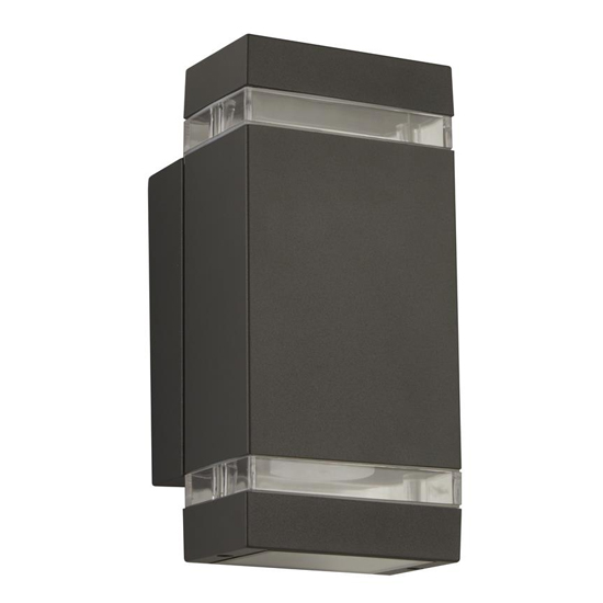 Sheffield LED Outdoor Wall Light With Glass Diffuser In Grey_3