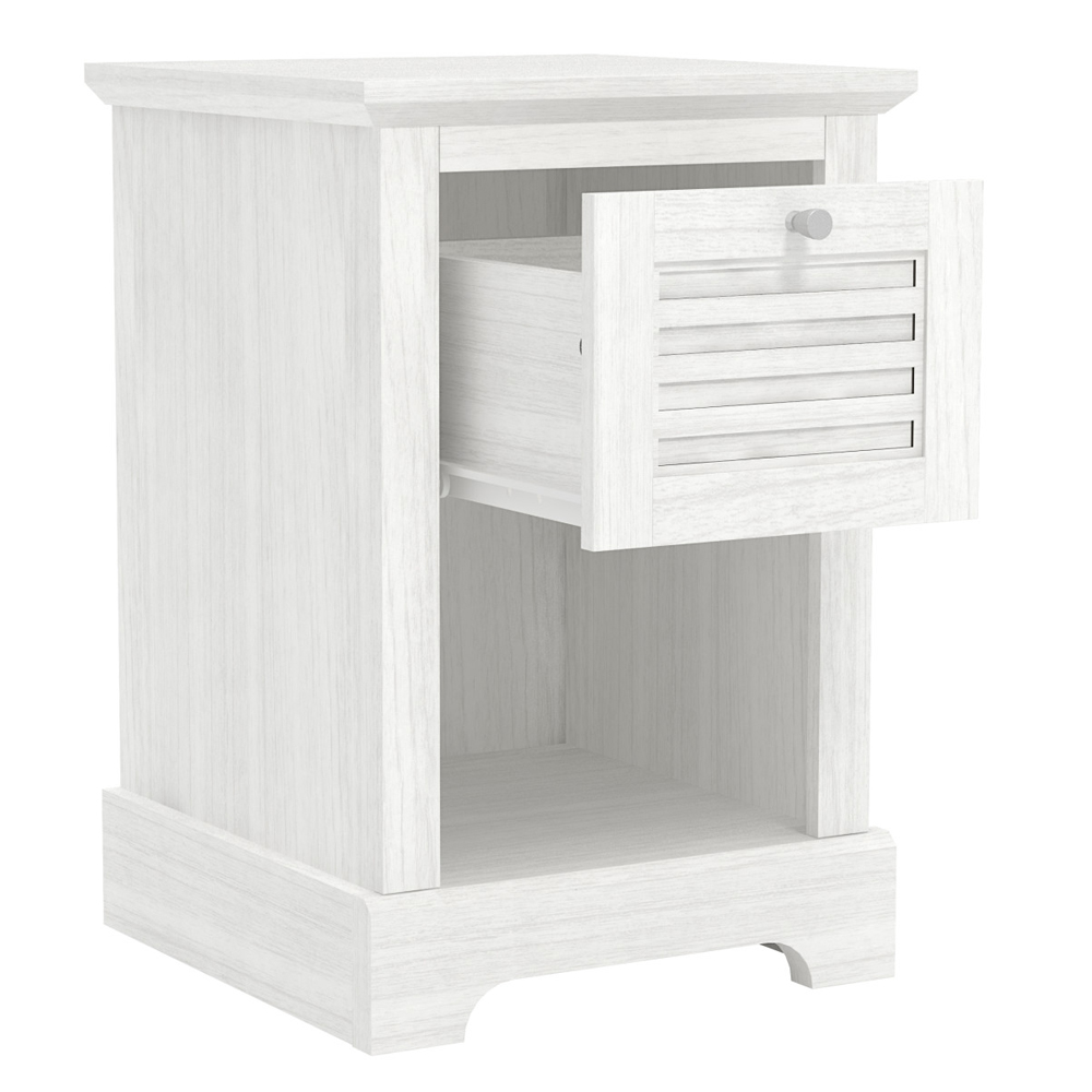 Shelby Wooden Lamp Table In White