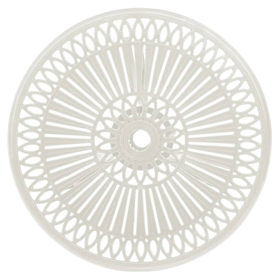Shelton Cast Aluminium 3 Piece Bistro Set In White