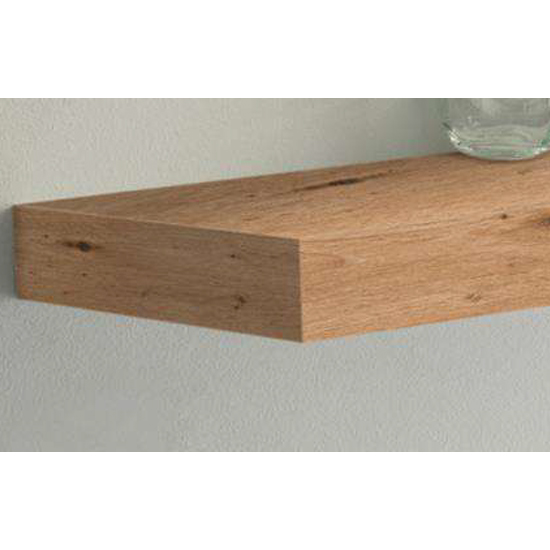 Shelvza Large Wooden Wall Shelf In Artisan Oak Furniture in Fashion