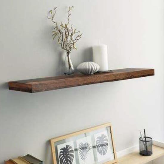 Read more about Shelvza medium wooden wall shelf in old style oak