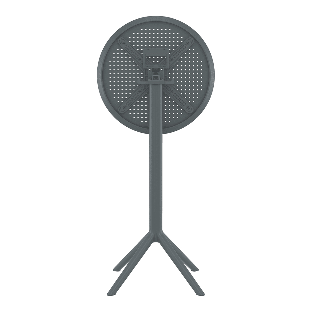 Shipley 60cm Polypropylene Bar Table In Dark Grey