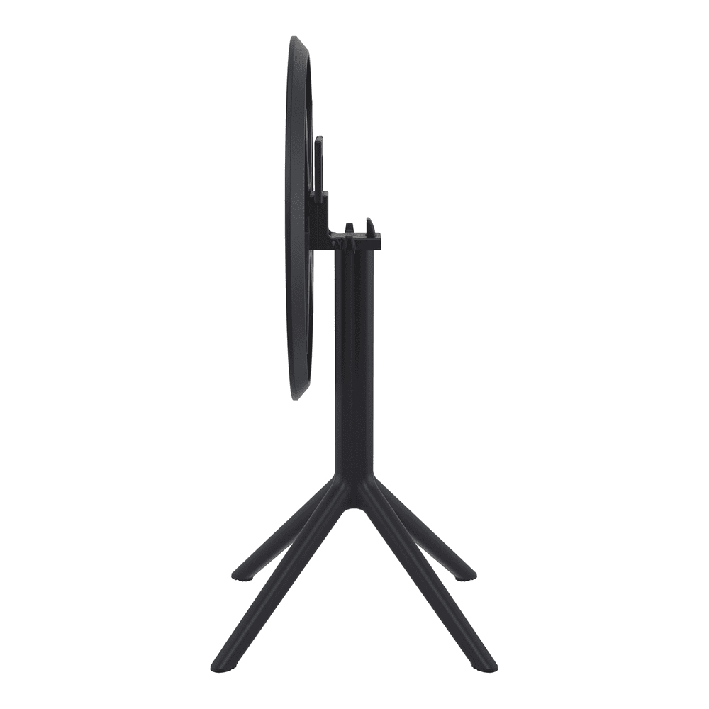 Shipley 60cm Polypropylene Outdoor Dining Table In Black