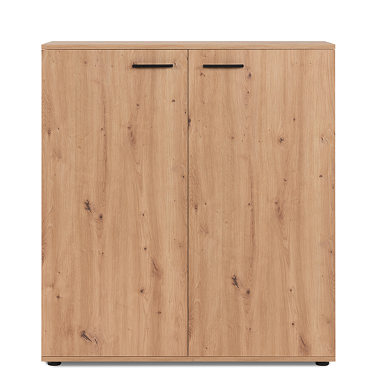 Shelbyville Wooden Shoe Storage Cabinet In Artisan Oak
