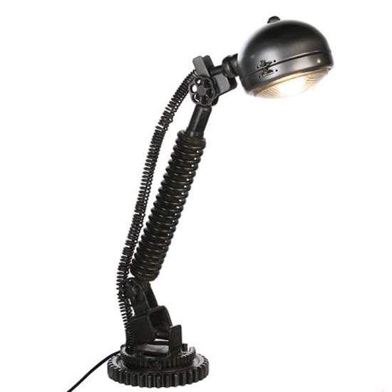 Read more about Shower iron table lamp in antique silver