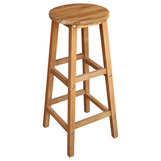 Shyla Wooden Bar Table With 2 Bar Stools In Natural_3