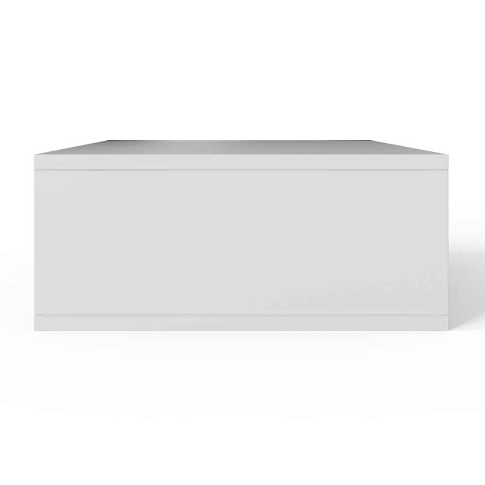 Siara Wooden Wall Mounted Bedside Cabinet with 1 Drawer in White