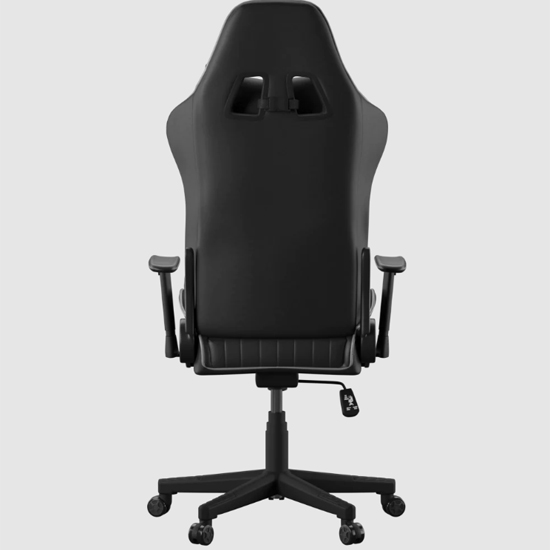 Siena Faux Leather Recliner Gaming Chair In Black And Grey_5