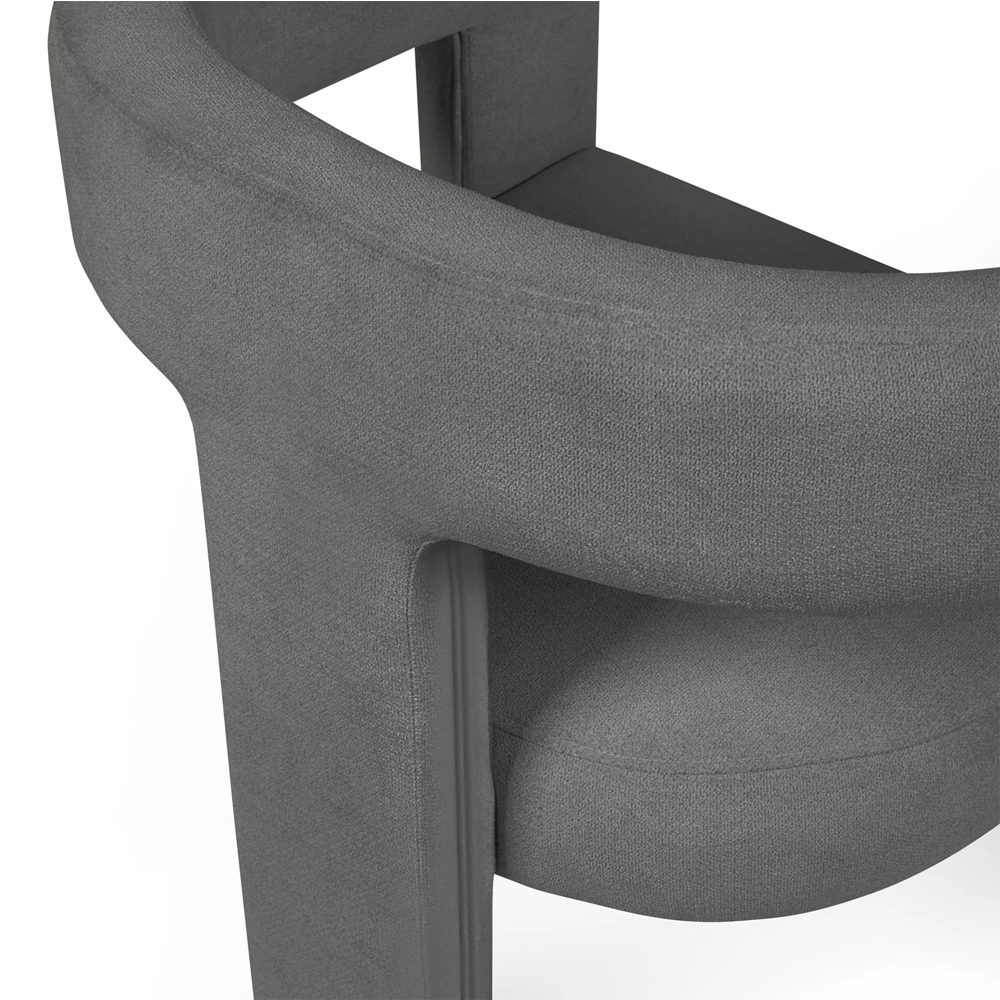 Siena Grey Fabric Dining Chairs - Pair