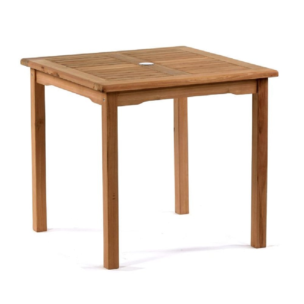 Product photograph of Sierra Wooden Square Bistro Table In Teak from Furniture in Fashion