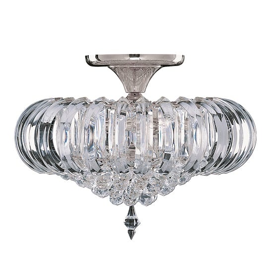 Photo of Sigma semi flush oval chandelier ceiling light