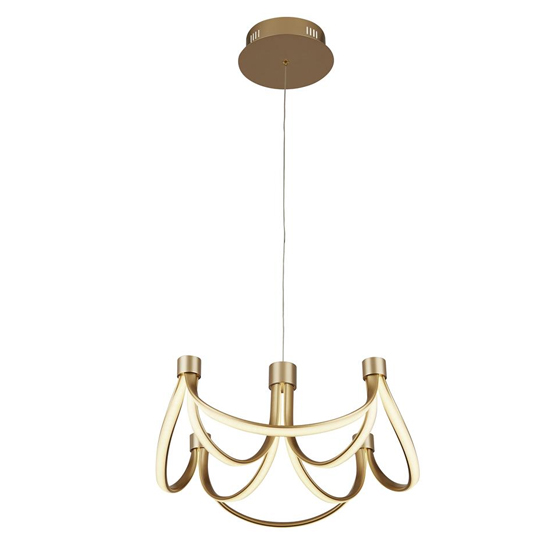 Read more about Signature led 8 lights strip ceiling pendant light in gold