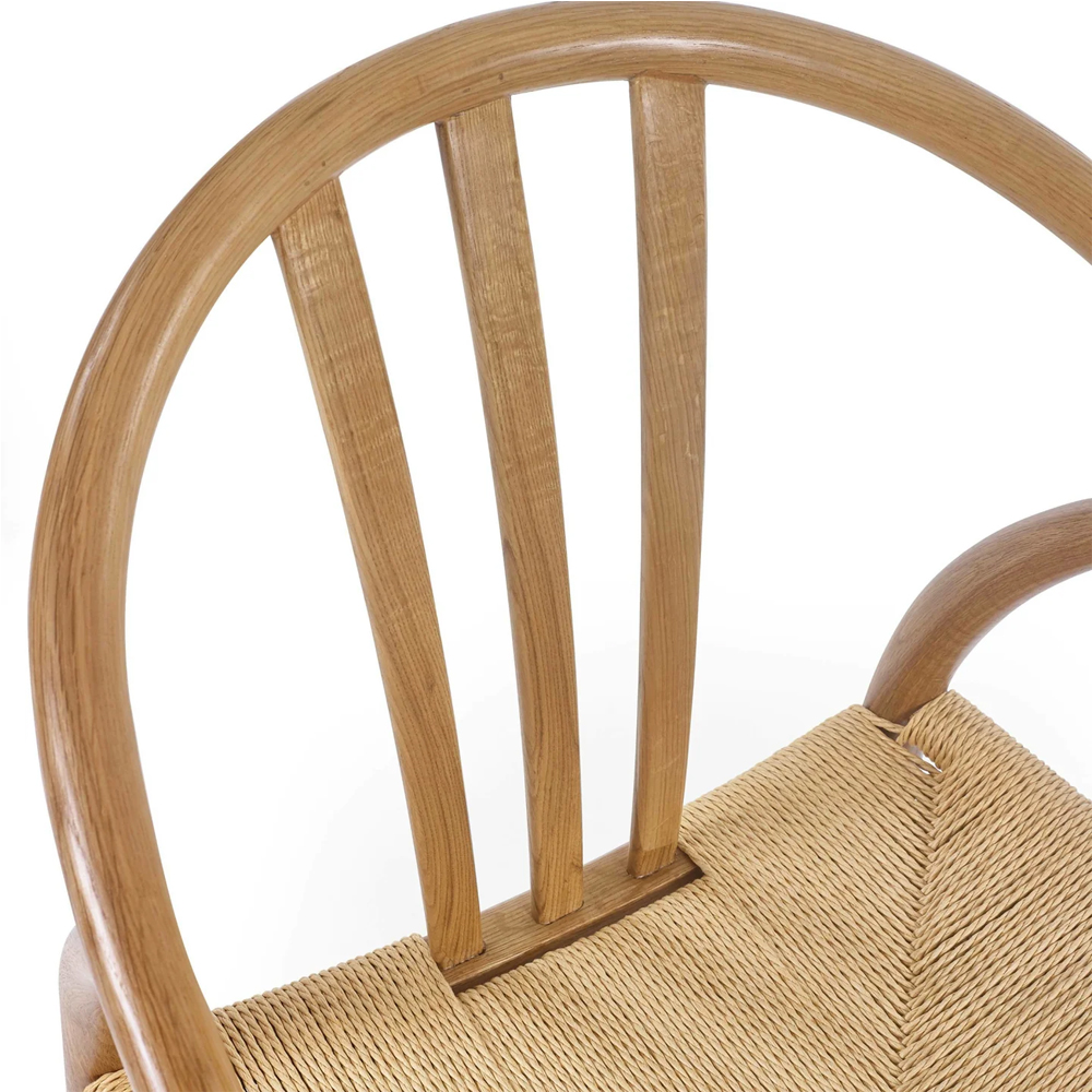 Sikeston Oak Wooden Dining Chairs - Pair