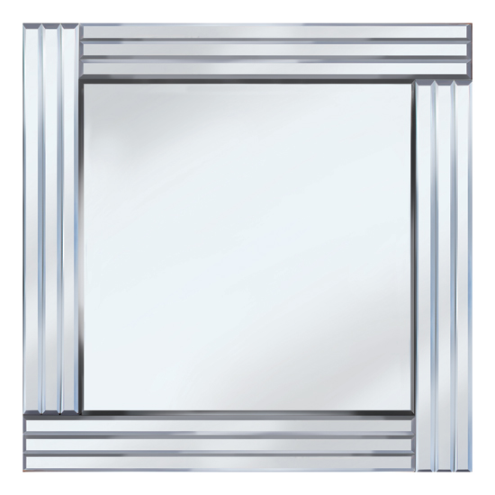 Photo of Stripe square 60x60 decorative mirror