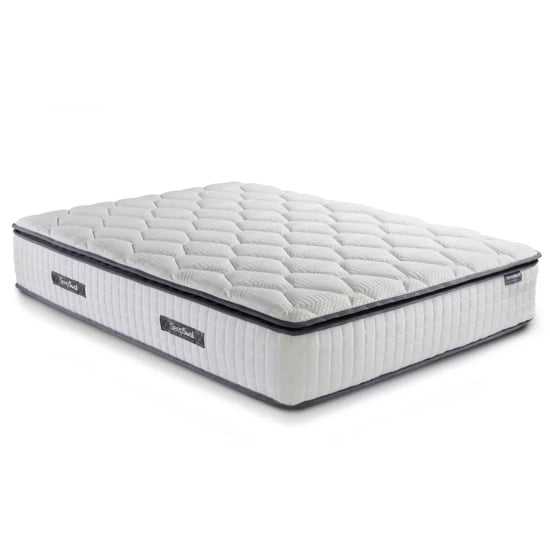 Product photograph of Silvis Bliss Memory Foam Single Mattress In White from Furniture in Fashion